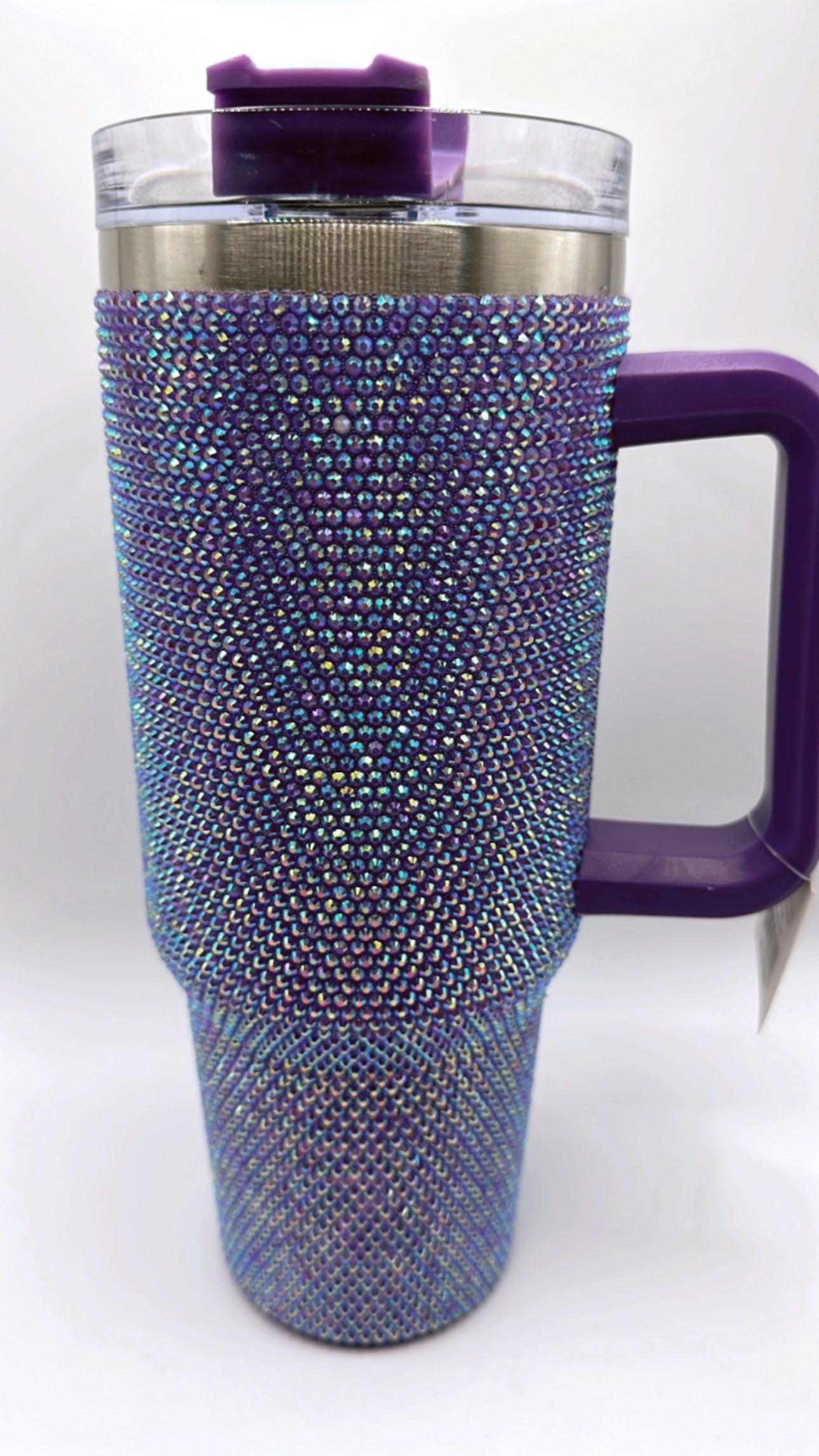Purple Rhinestone Tumbler