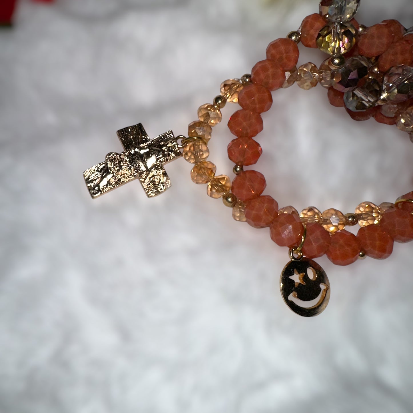 Semanario corazon vitral bracelet
