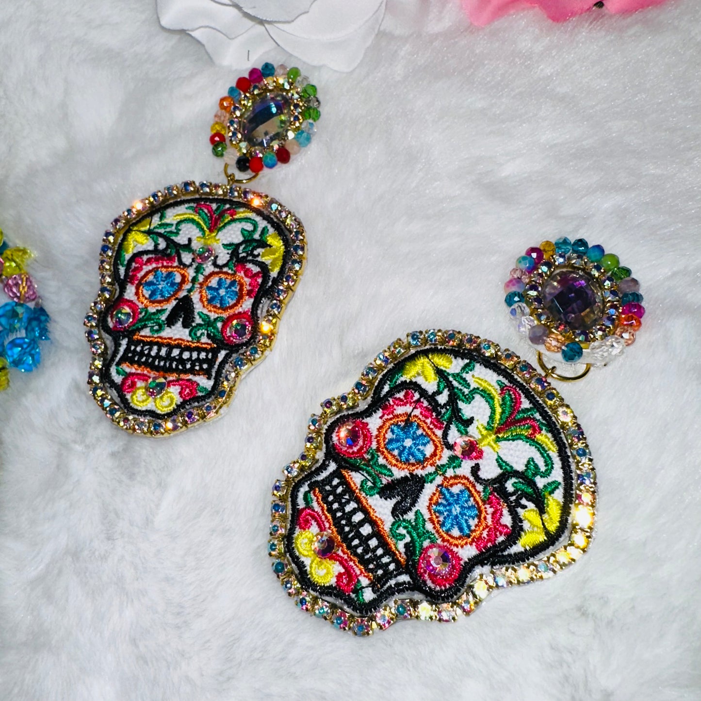 Sugar skull Earings