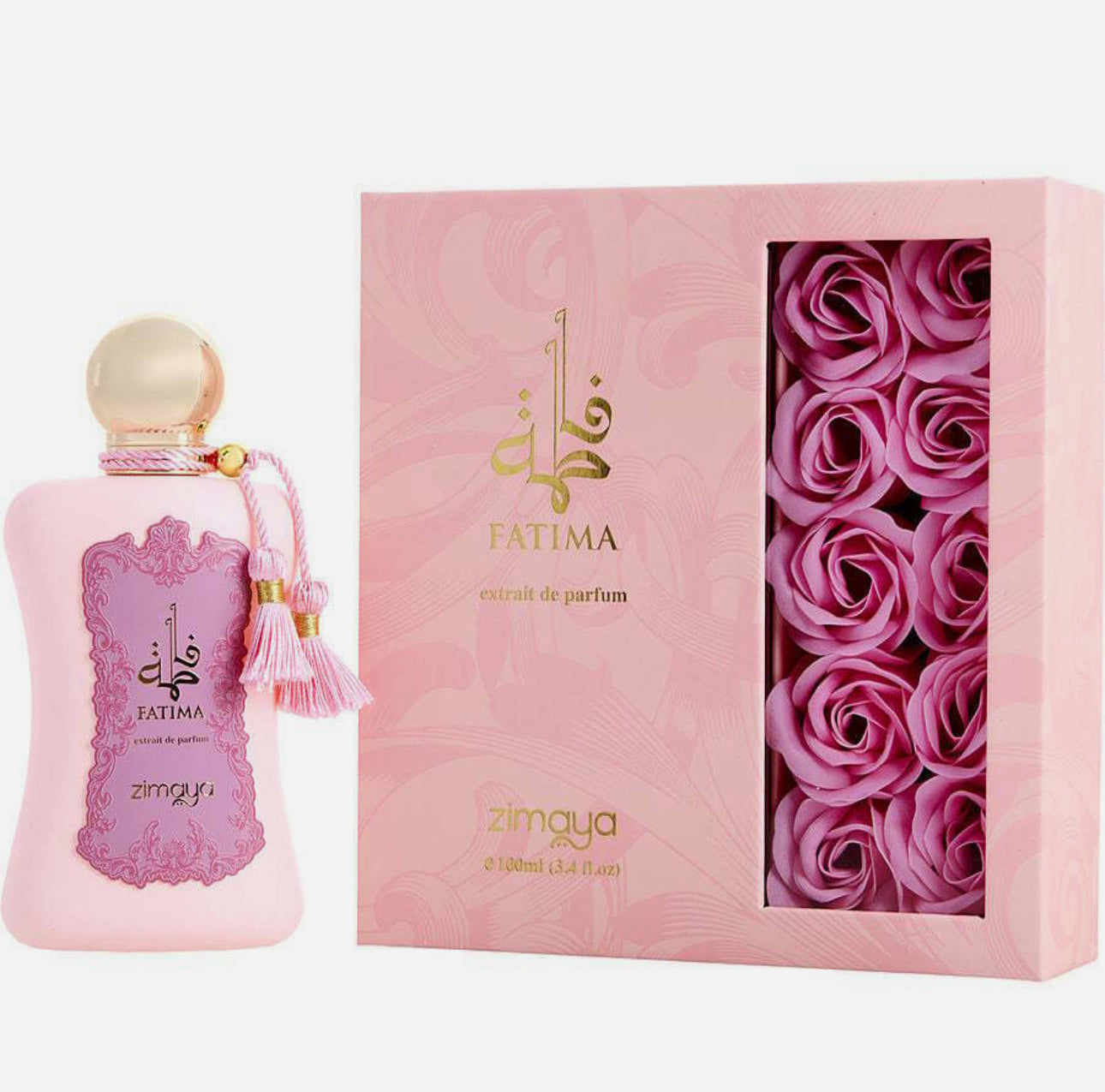 FATIMA PINK Women rose EDP - 100ML (3.40z) by Zimaya