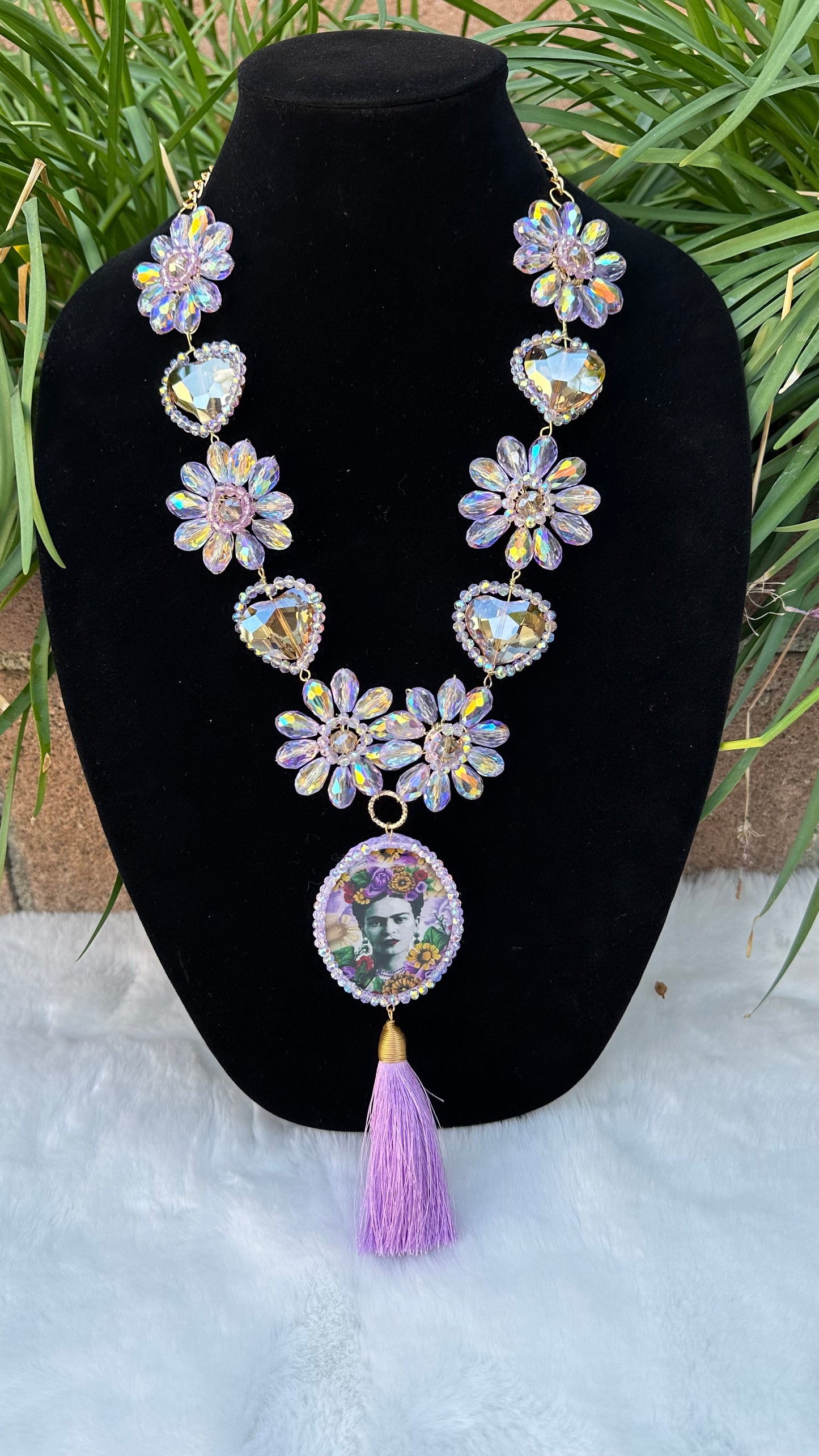 Lavender Frida Necklace
