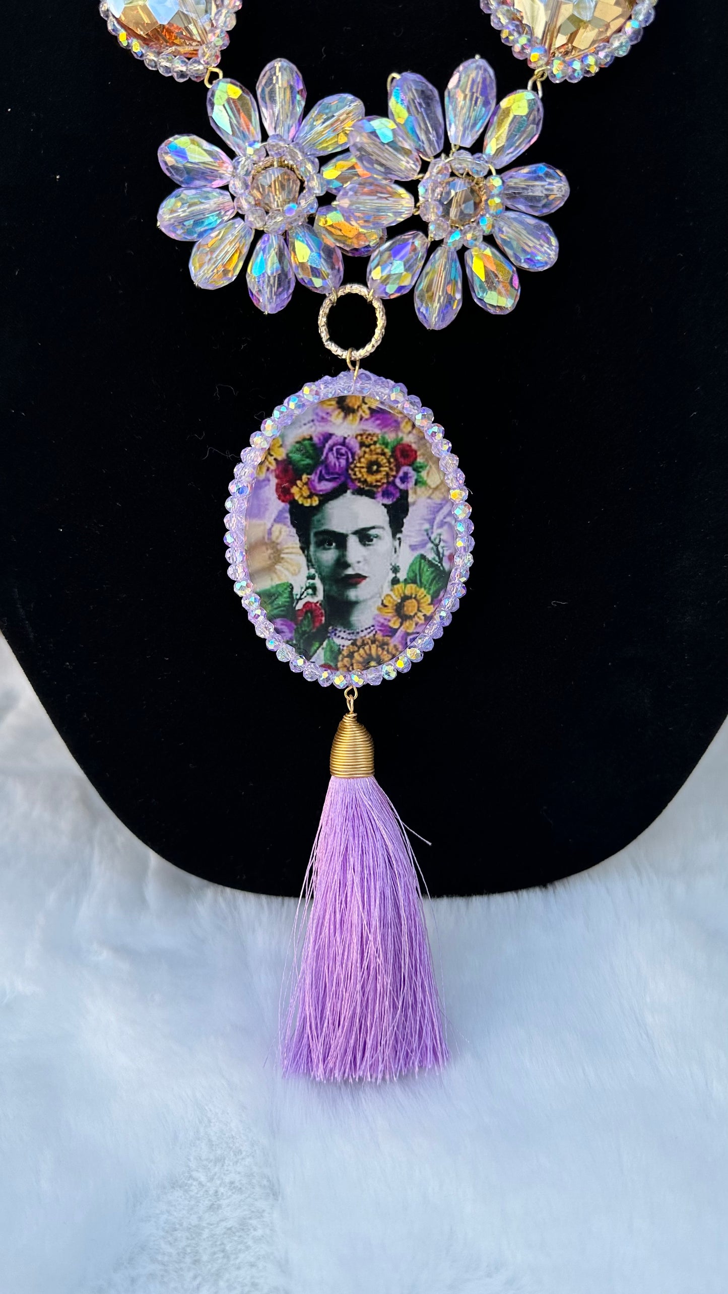 Lavender Frida Necklace