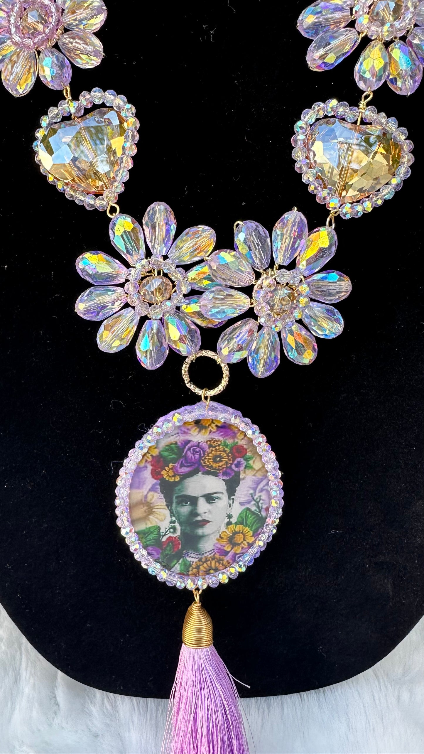 Lavender Frida Necklace