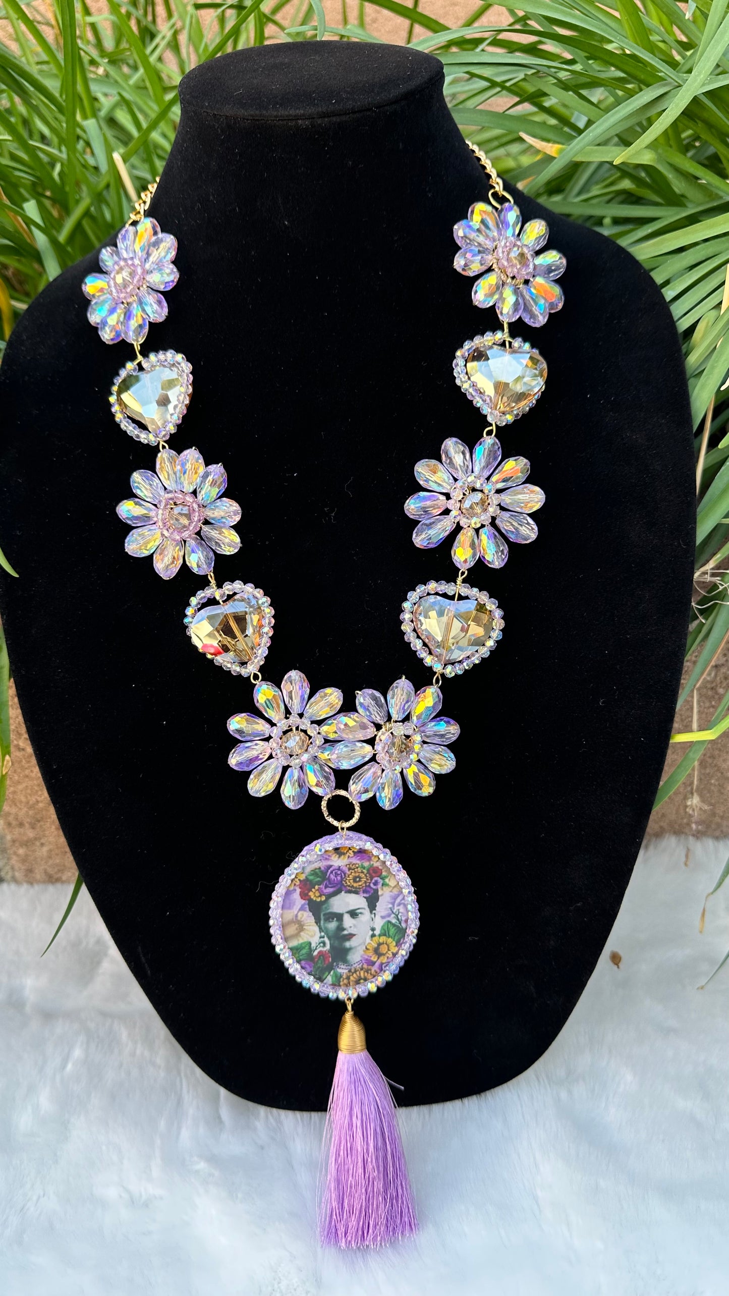 Lavender Frida Necklace