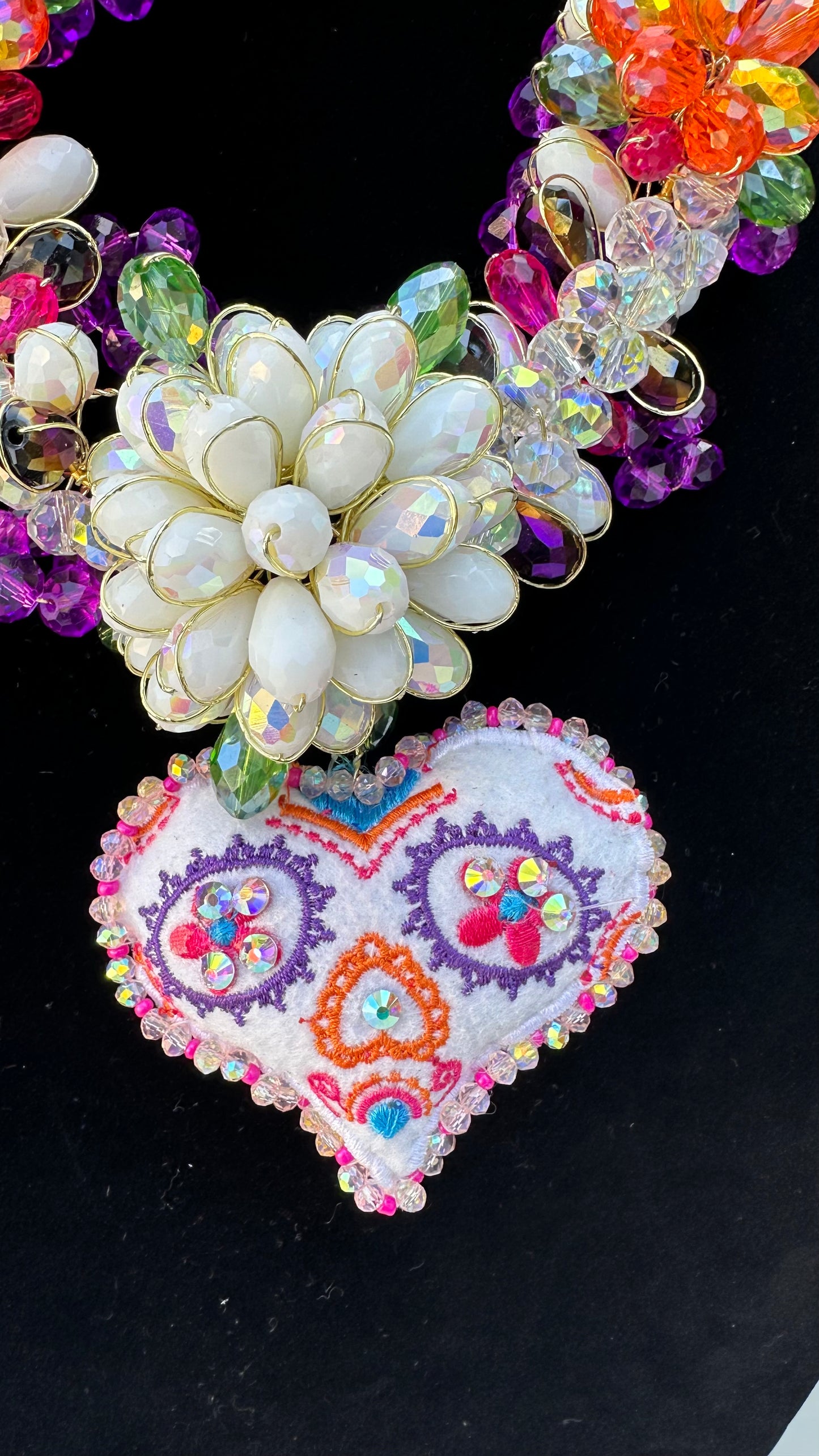 Pillow Heart Necklace