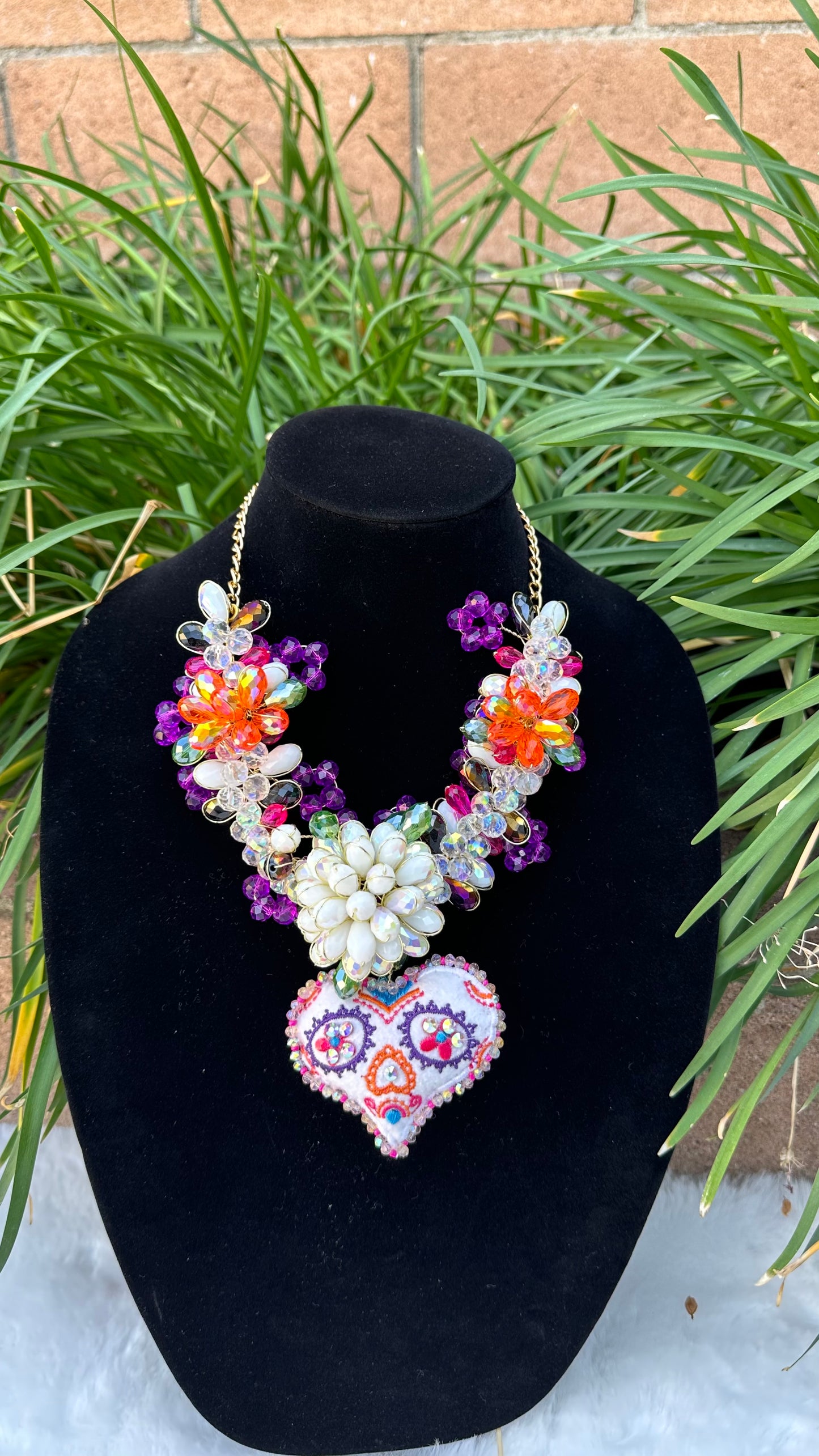 Pillow Heart Necklace