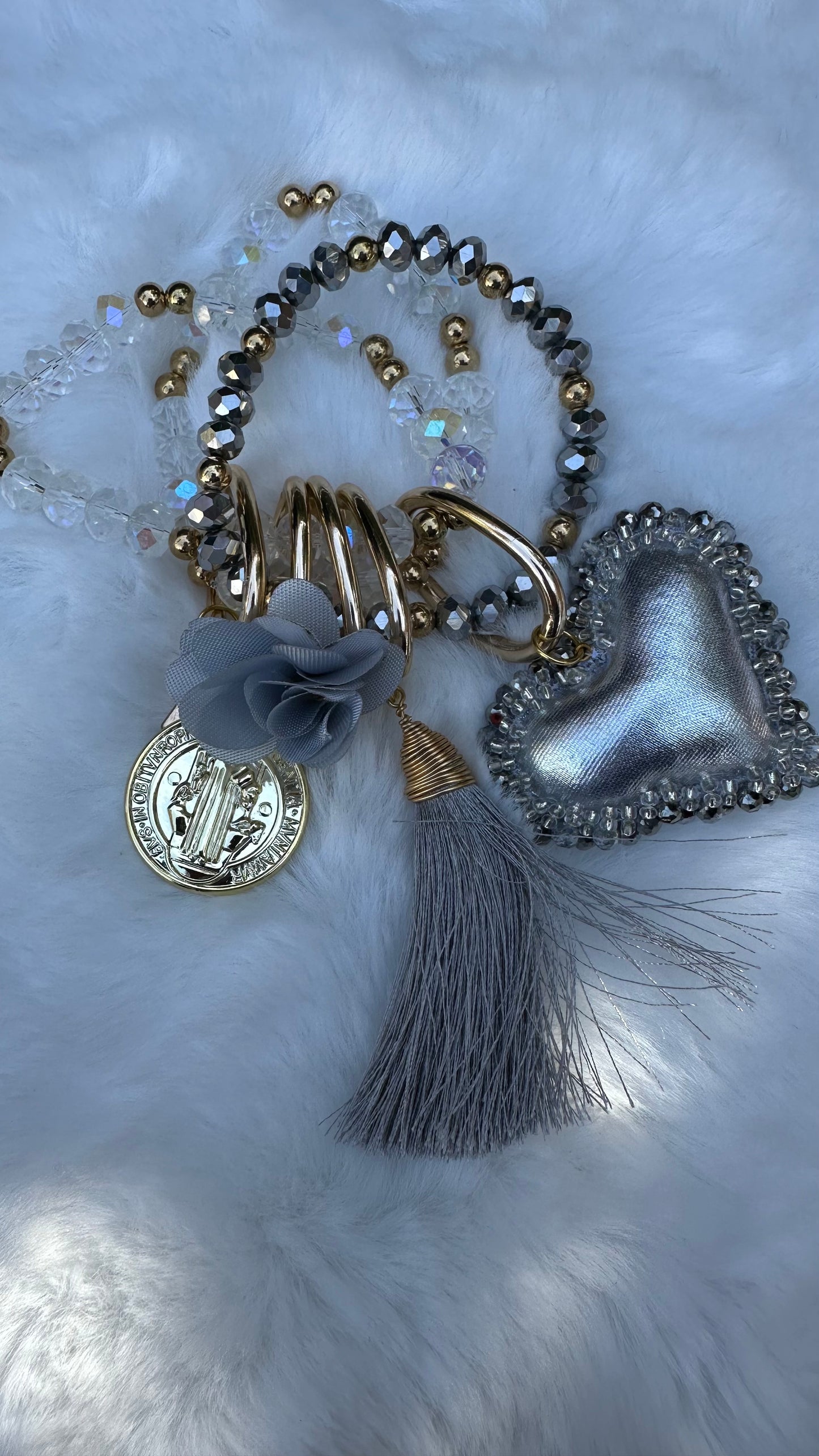 Silver Fin de Semana Bracelet Set