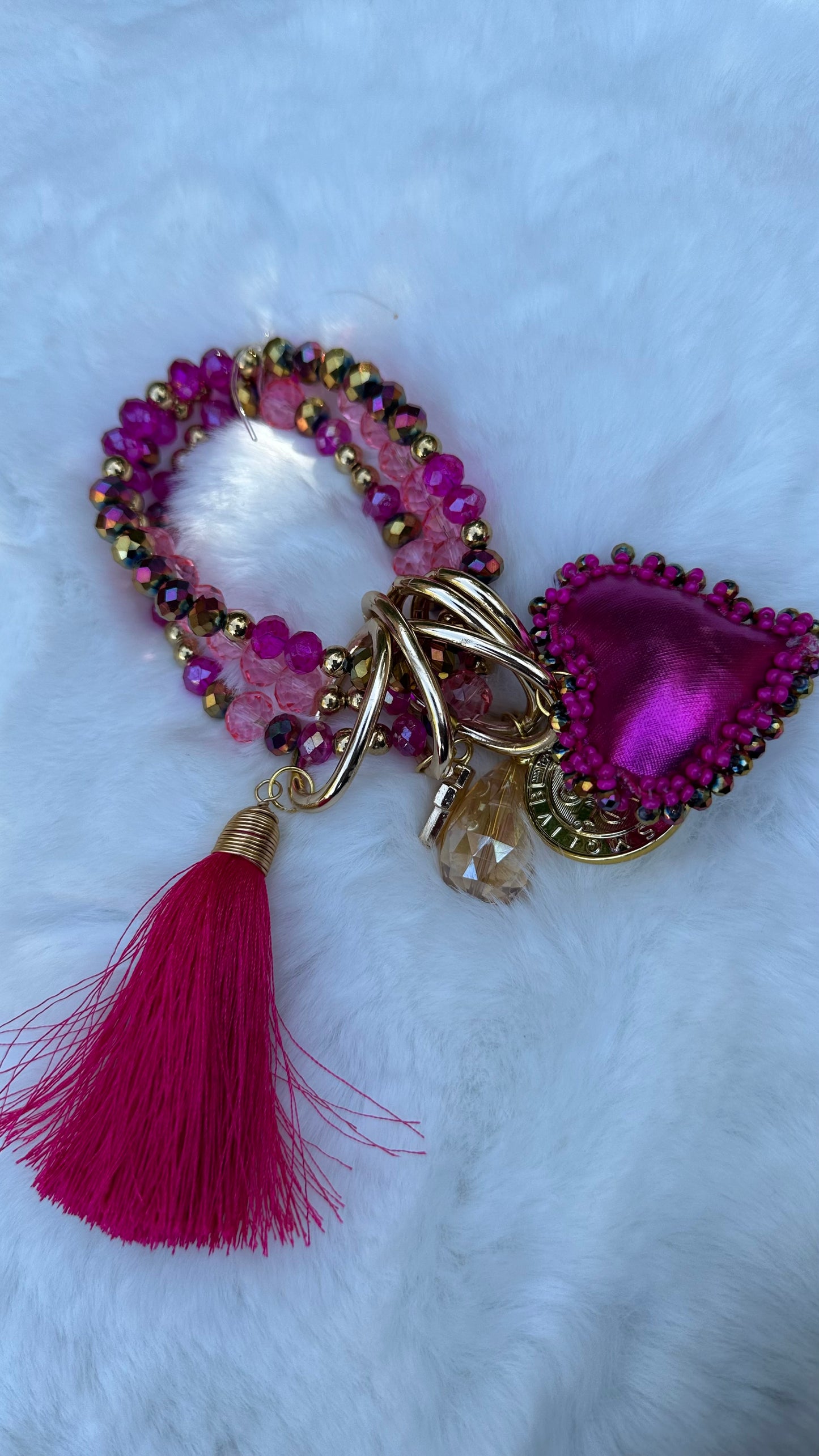 Fuchsia Fin de Semana Bracelet Set