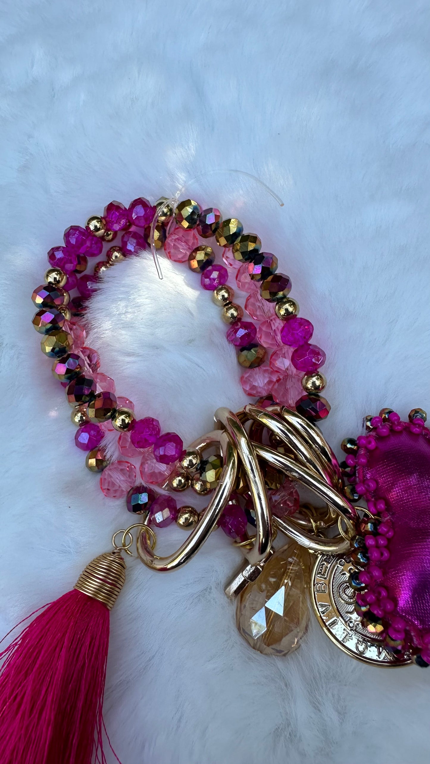 Fuchsia Fin de Semana Bracelet Set