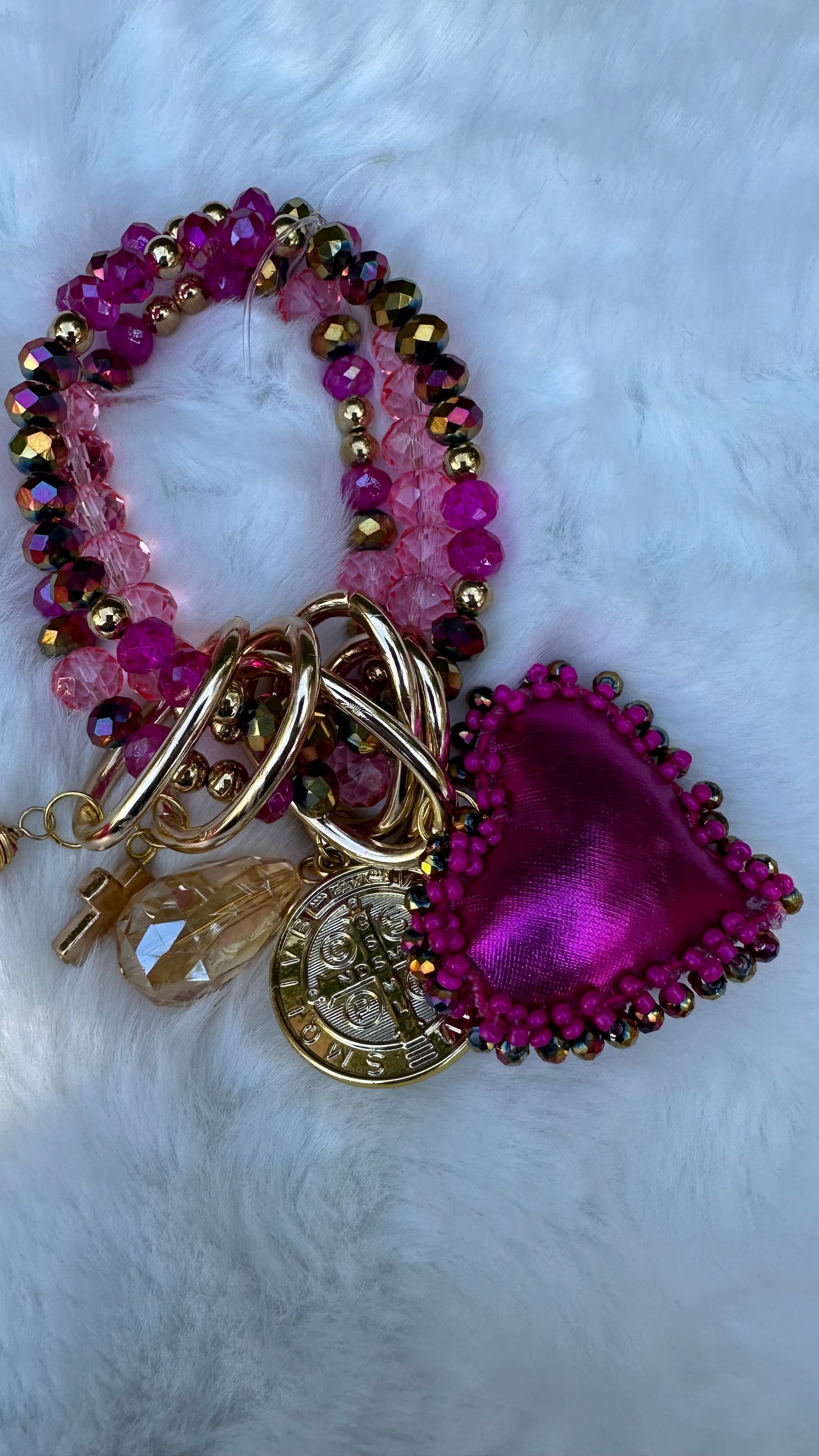 Fuchsia Fin de Semana Bracelet Set