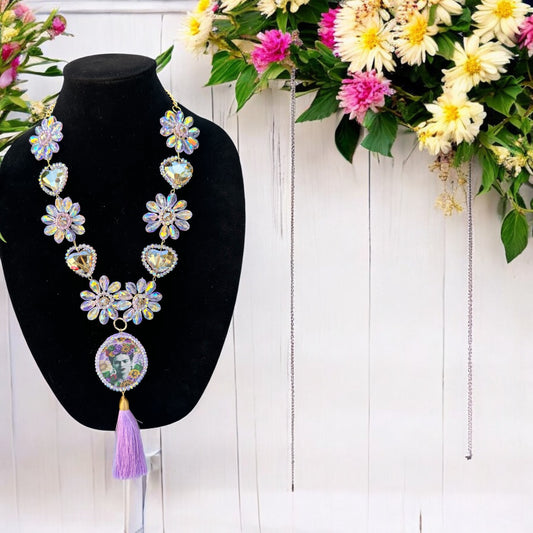 Lavender Frida Necklace
