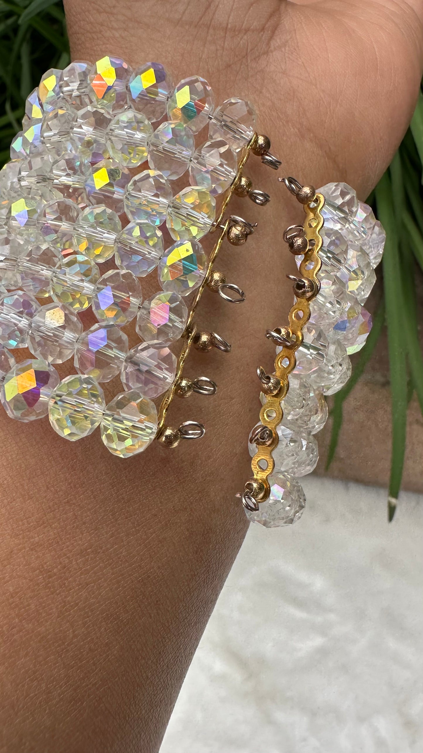 White Flower Bracelet