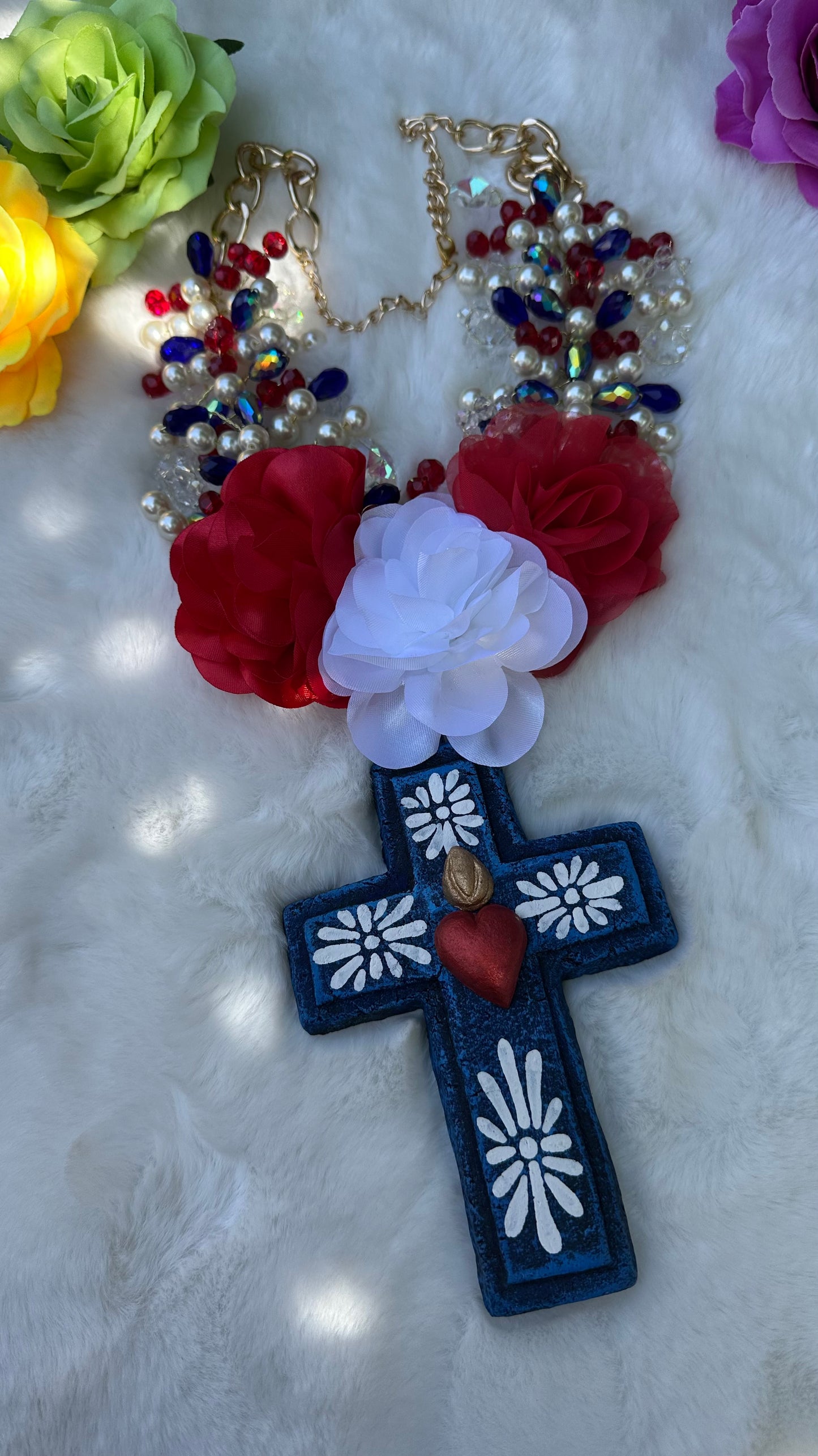 CRUZ DE BARRO MAXI NECKLACE