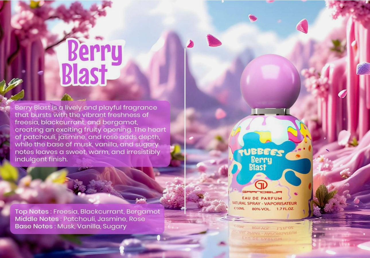 Tubbees Berry Blast By Grandeur 1.7 FL OZ 50ml EDP