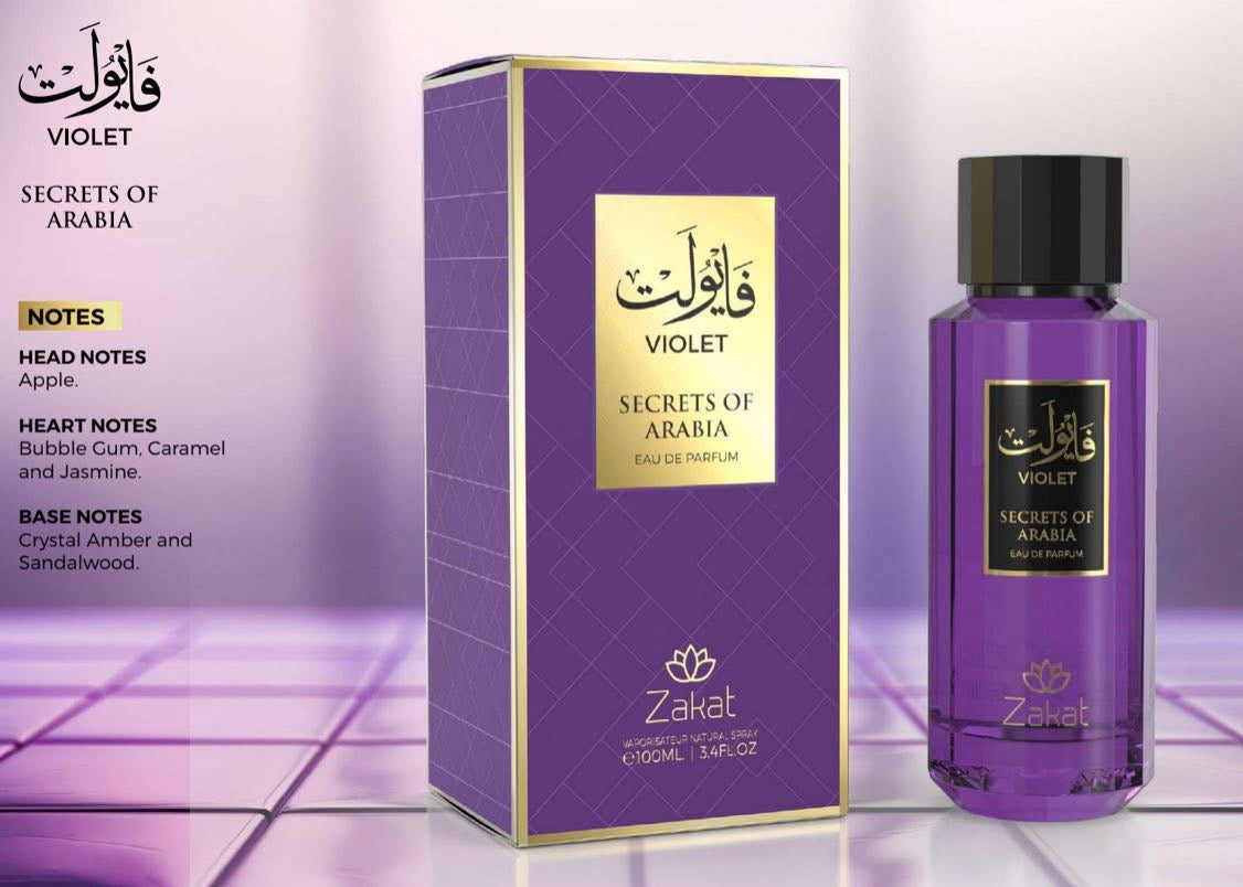 SECRET OF ARABIA VIOLET EDP - 100ML BY ZAKAT