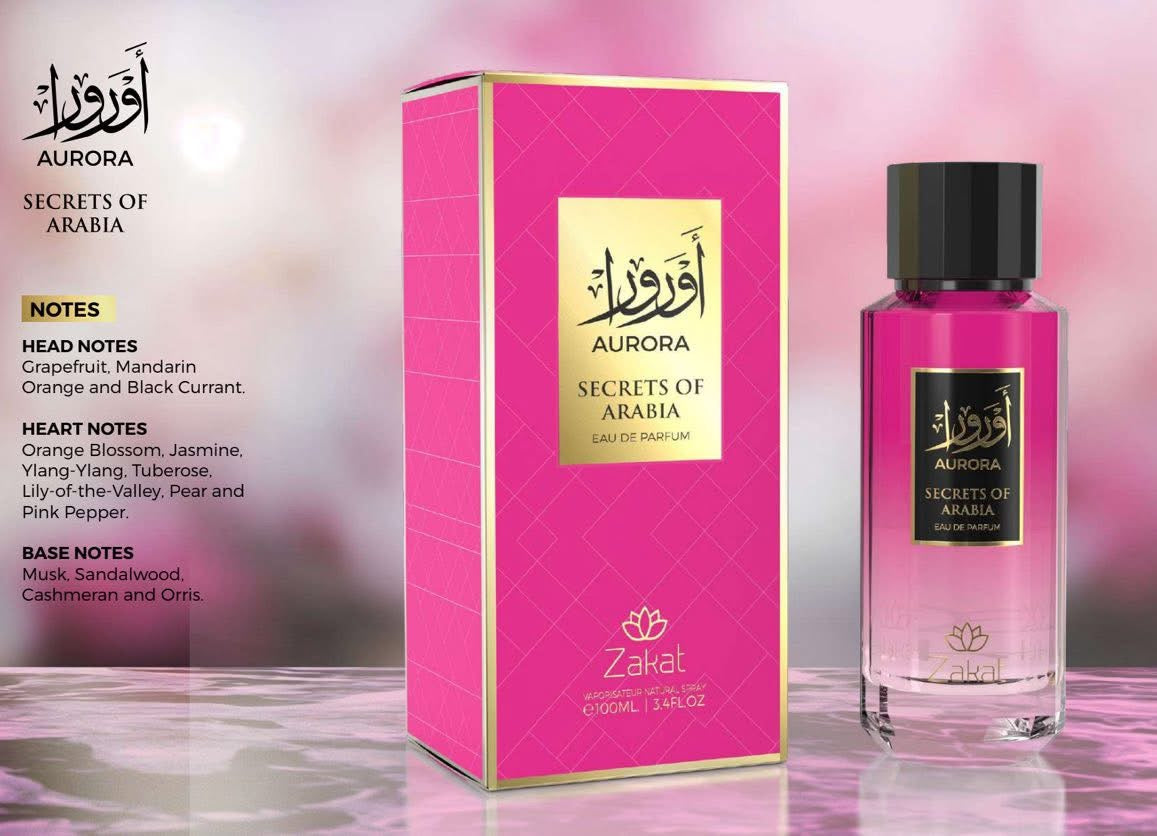 SECRET OF ARABIA AURORA EDP - 100ML BY ZAKAT