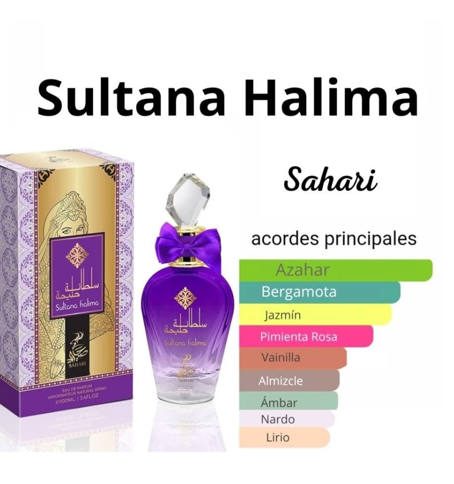 Women Sultana Halima by Sahari Eau de Parfum Spray EDP 100 mL 3.4 oz