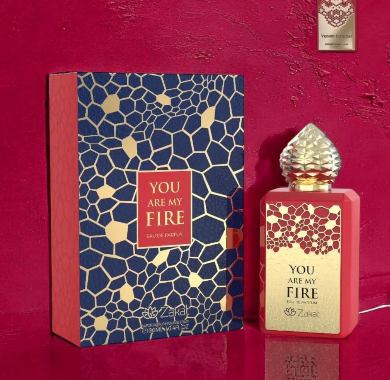 YOU ARE MY FIRE ROUGE UNISEX - EDP 100ML (3.4oz) BY ZAKAT