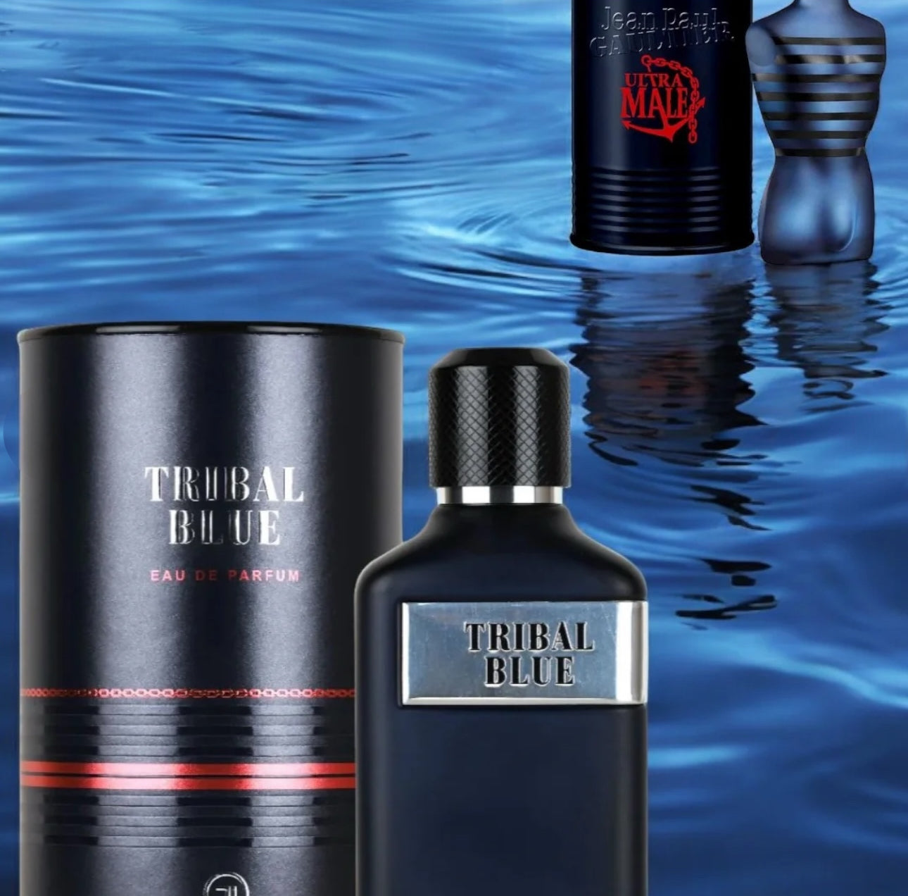 TRIBAL BLUE MEN EDP - 100ML (3.4oz) BY LE GRANDEUR/Inspired by Ultra Male by Jean Paul