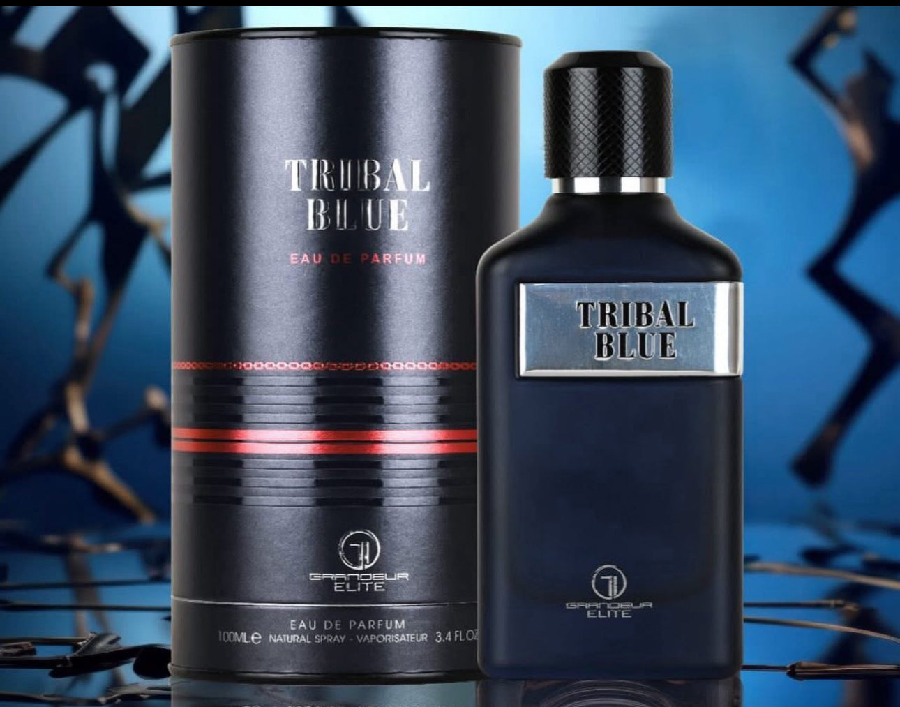 TRIBAL BLUE MEN EDP - 100ML (3.4oz) BY LE GRANDEUR/Inspired by Ultra Male by Jean Paul