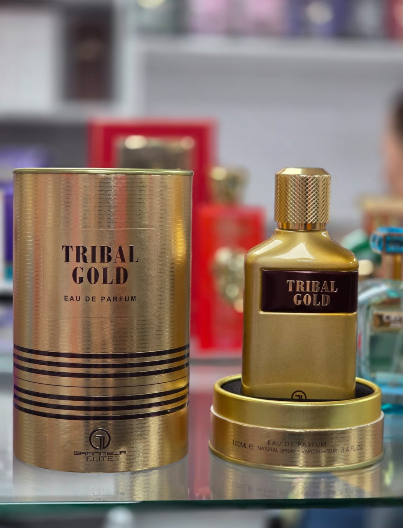 TRIBAL GOLD MEN EDP - 100ML (3.4oz) BY LE GRANDEUR/Inspired by “Le Male” Elixir by Jean Paul