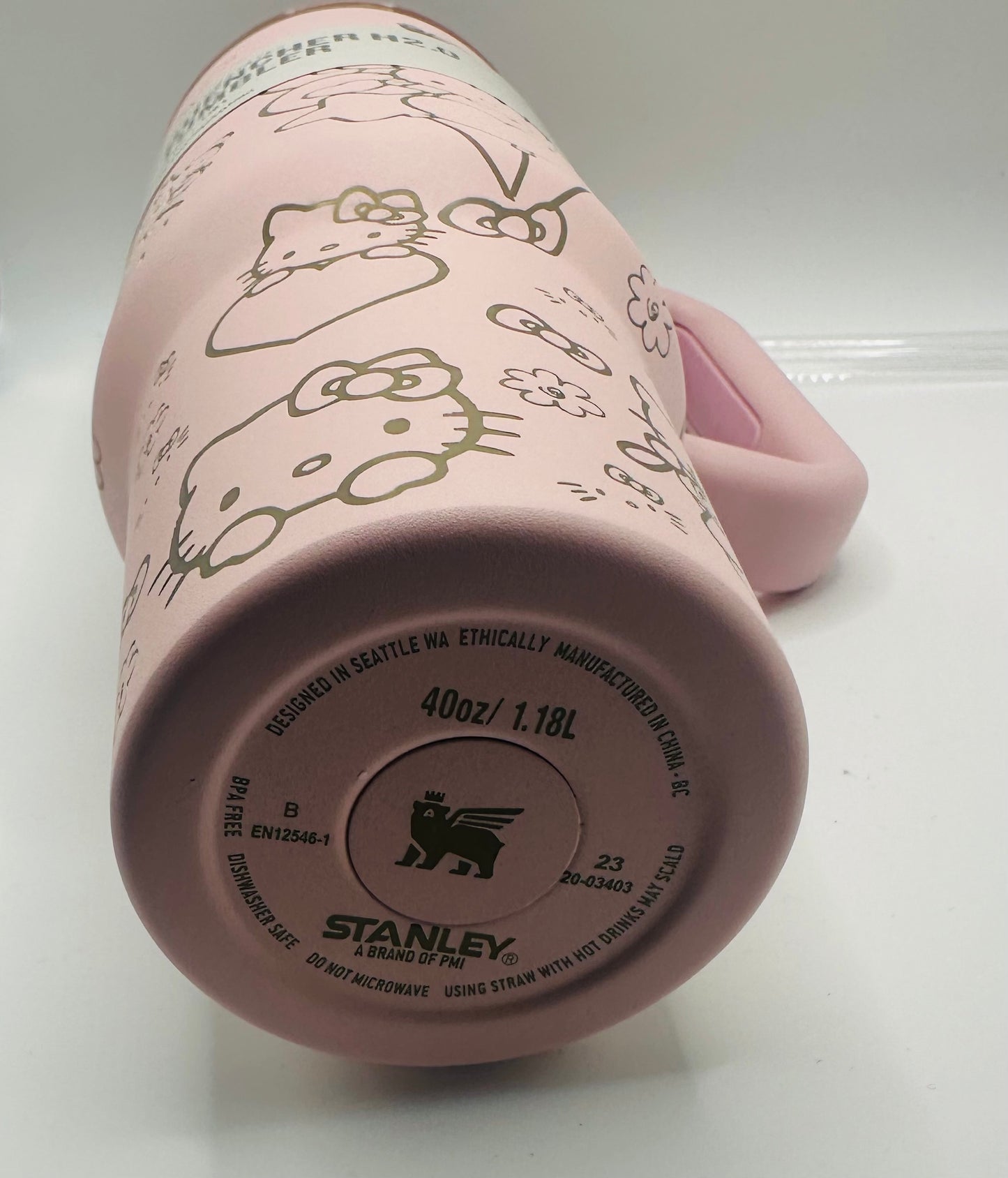Pink/Gold Hello Kitty Tumbler