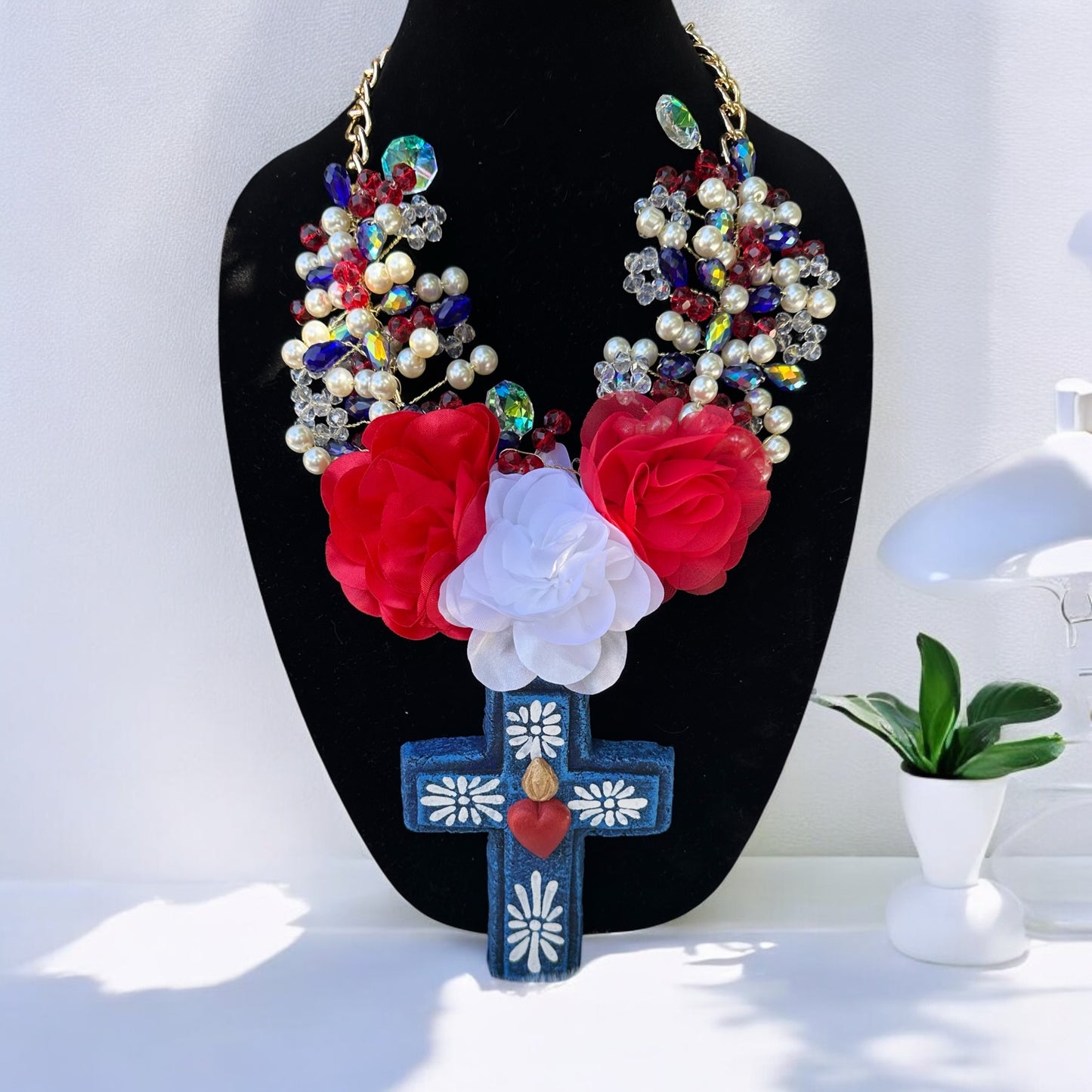 CRUZ DE BARRO MAXI NECKLACE