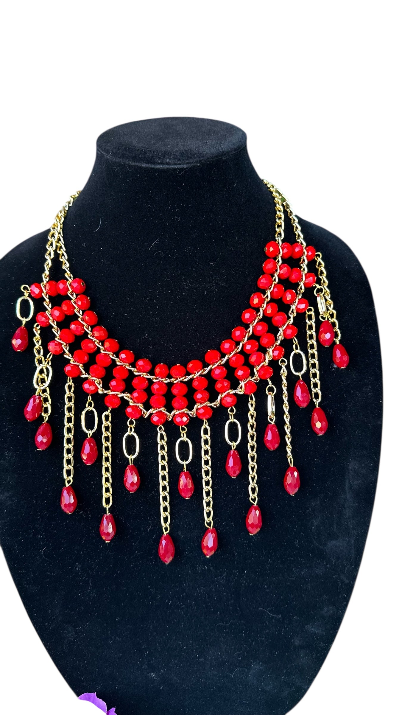 Cristales Rojos Necklace