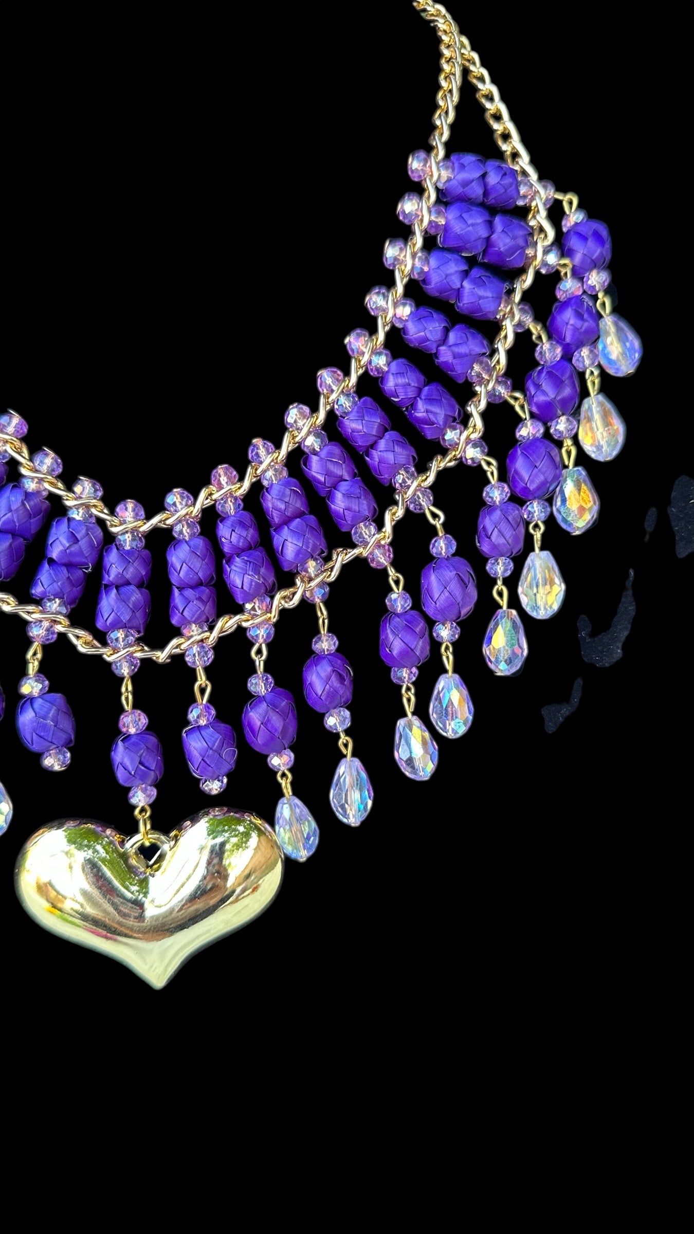 Purple Palma Necklace