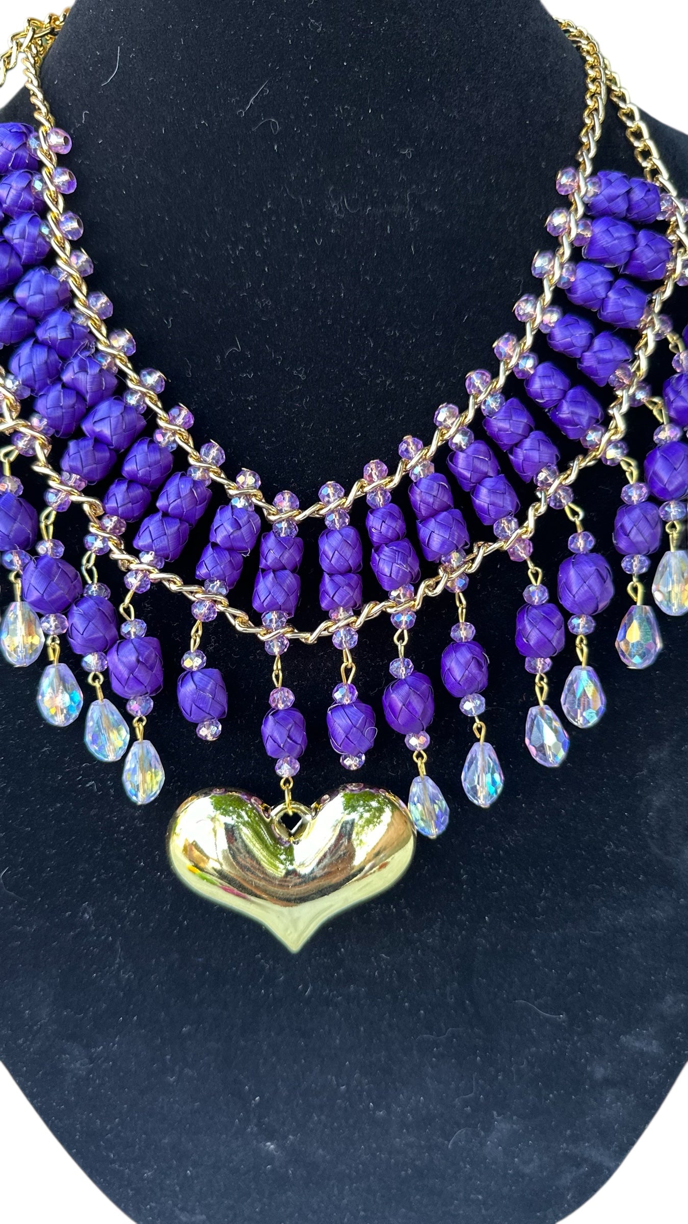 Purple Palma Necklace