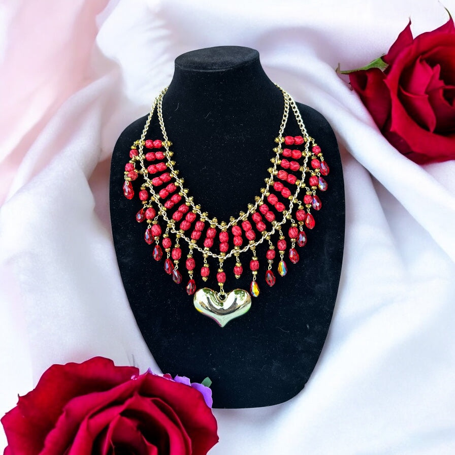 Red Palma Necklace