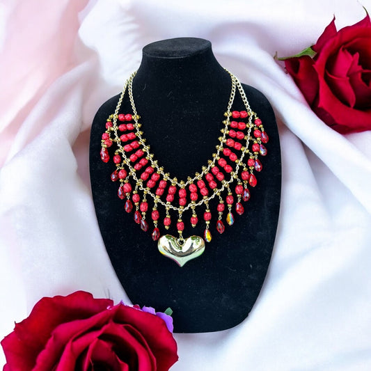 Red Palma Necklace