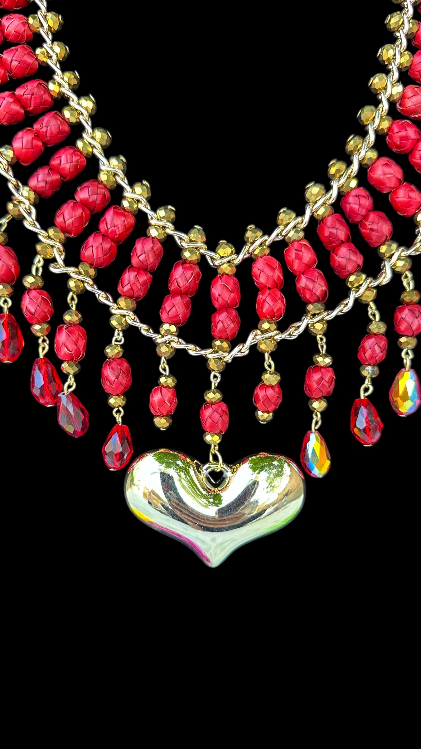 Red Palma Necklace
