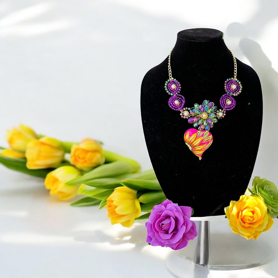 Corazon Pintado Necklace
