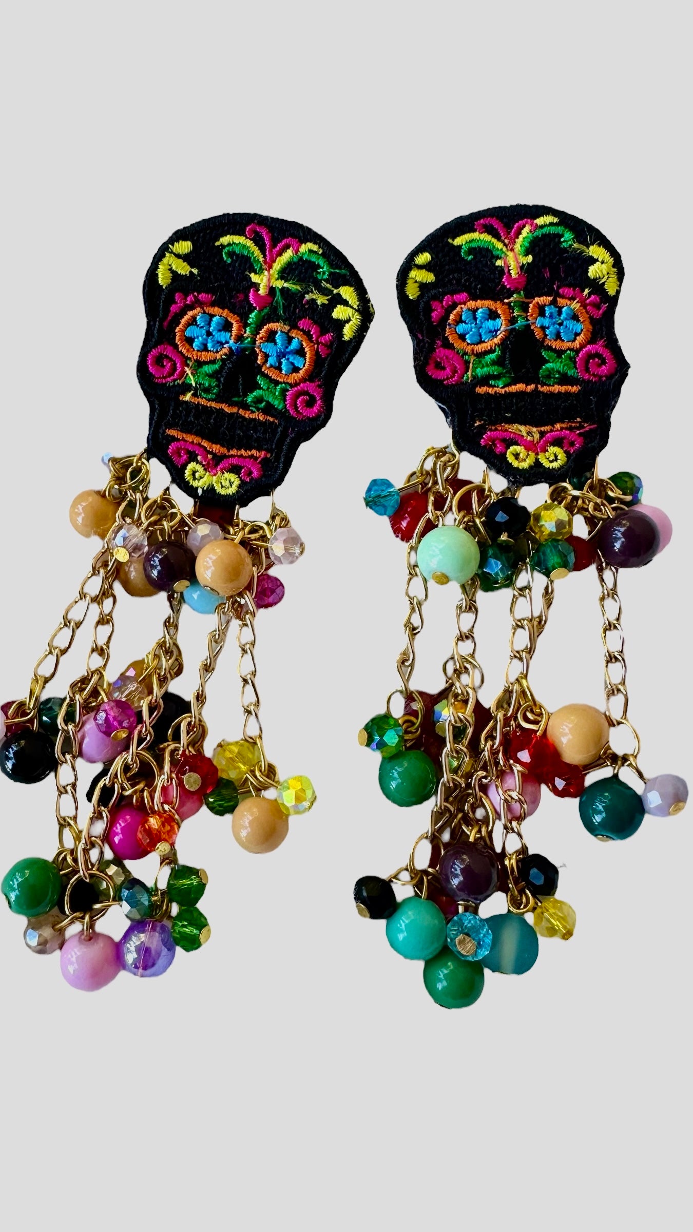 Black Multi Sugar skull set