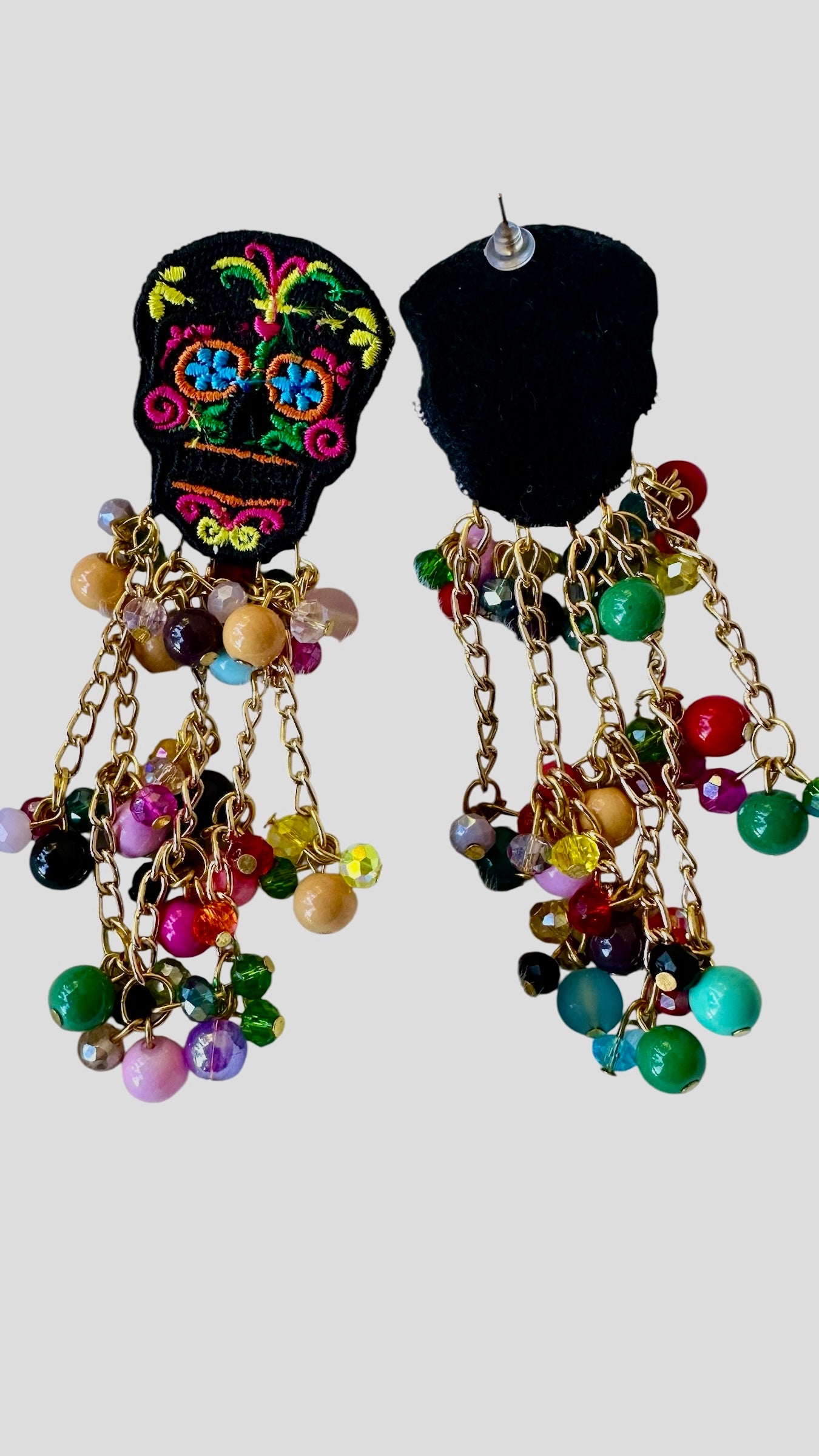 Black Multi Sugar skull set