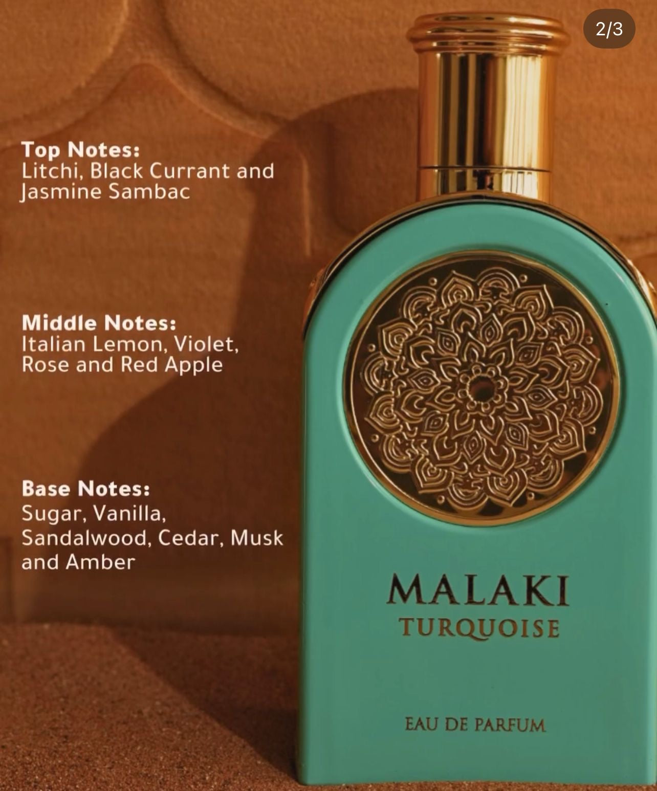 Women Malaki Turquoise - Eau De Parfum 3.4 FL OZ 100ml Spray