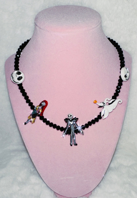 Sally and Jack nightmares before Christmas necklace