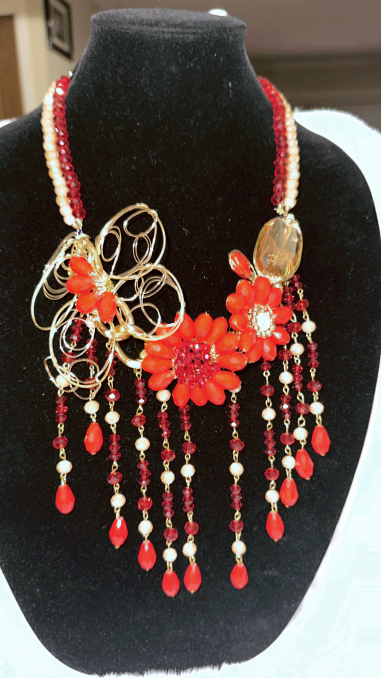 Red/Gold Necklace