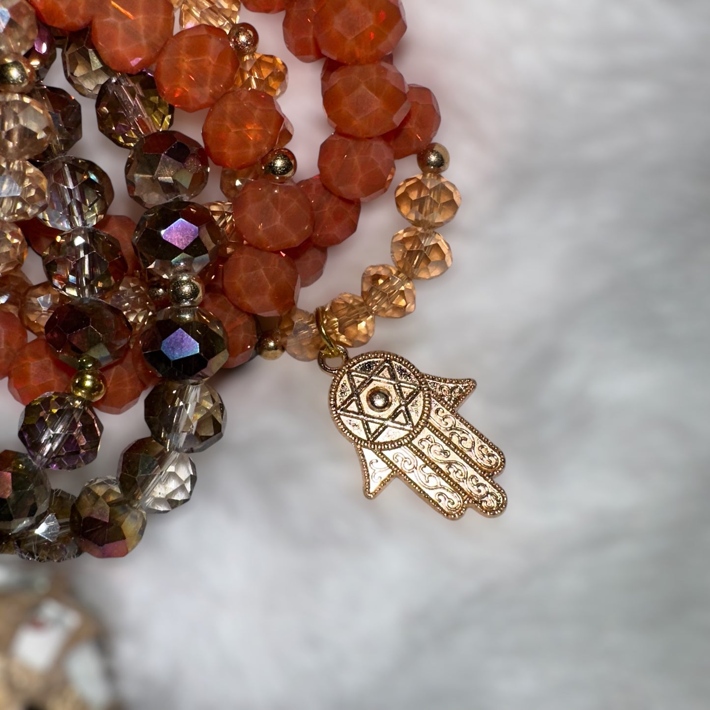 Semanario corazon vitral bracelet