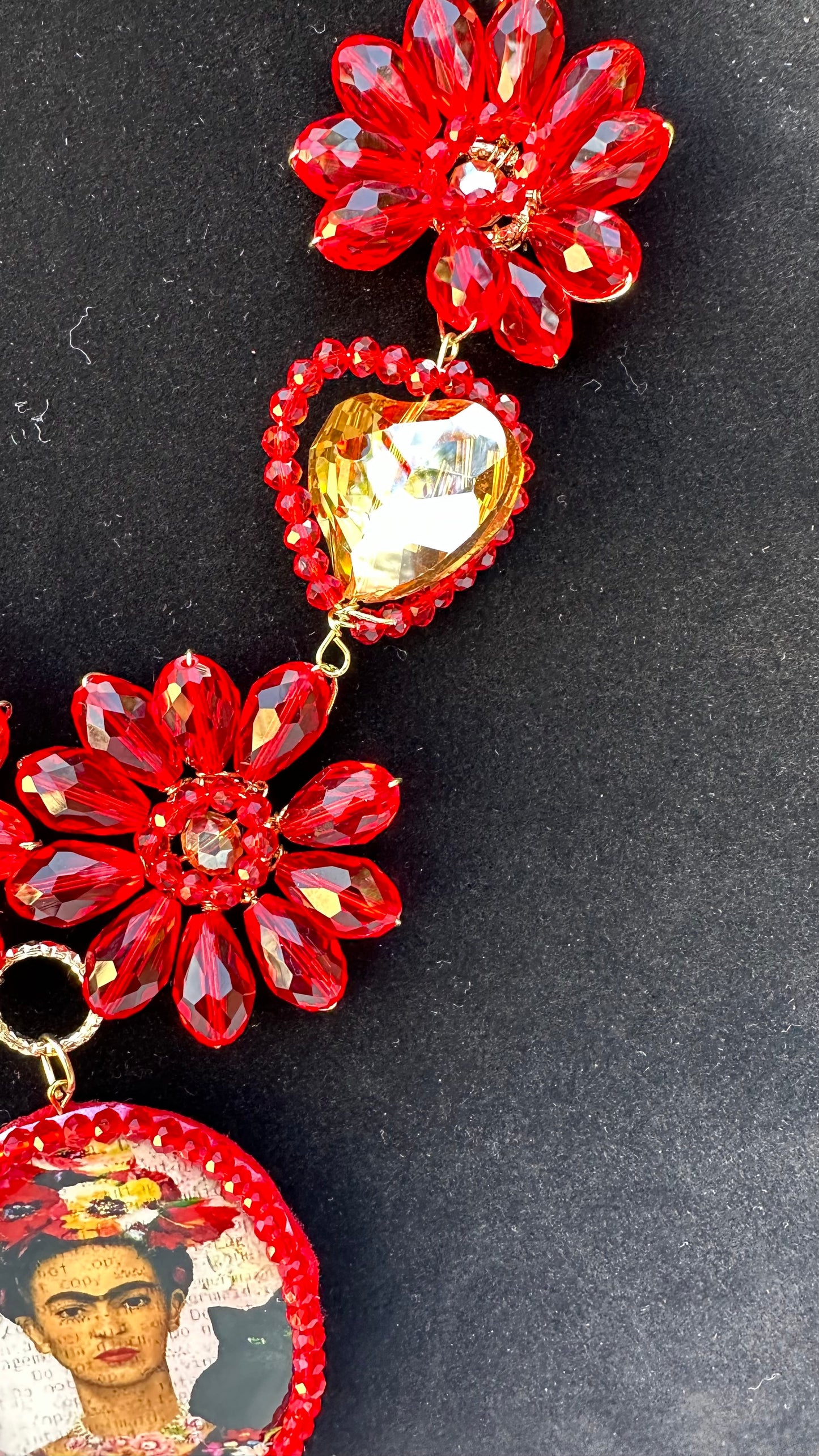 Red Frida Necklace