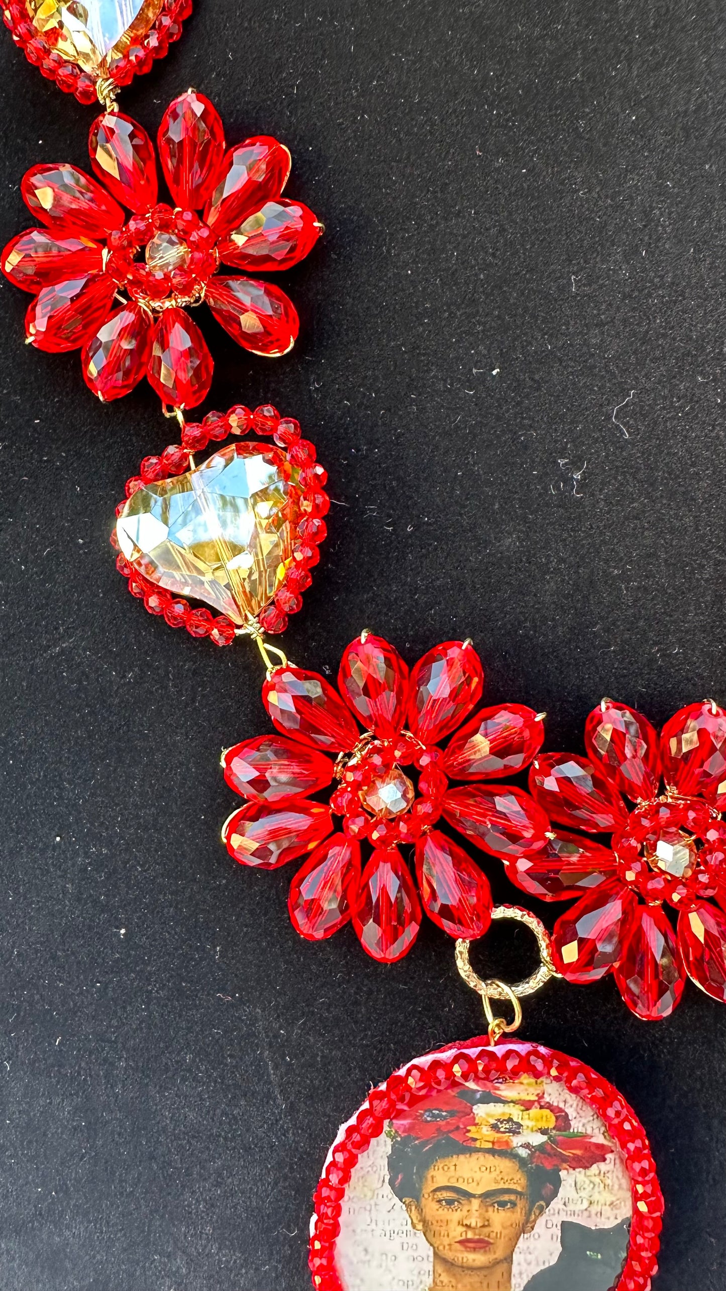 Red Frida Necklace