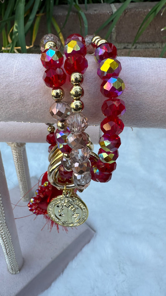 Red Fin de Semana Bracelet