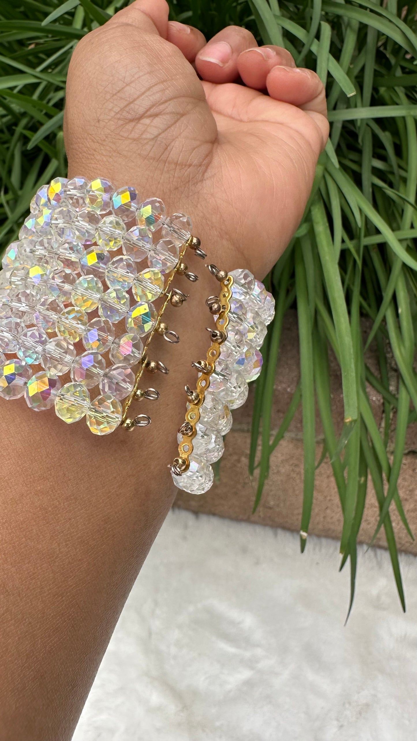 White Flower Bracelet