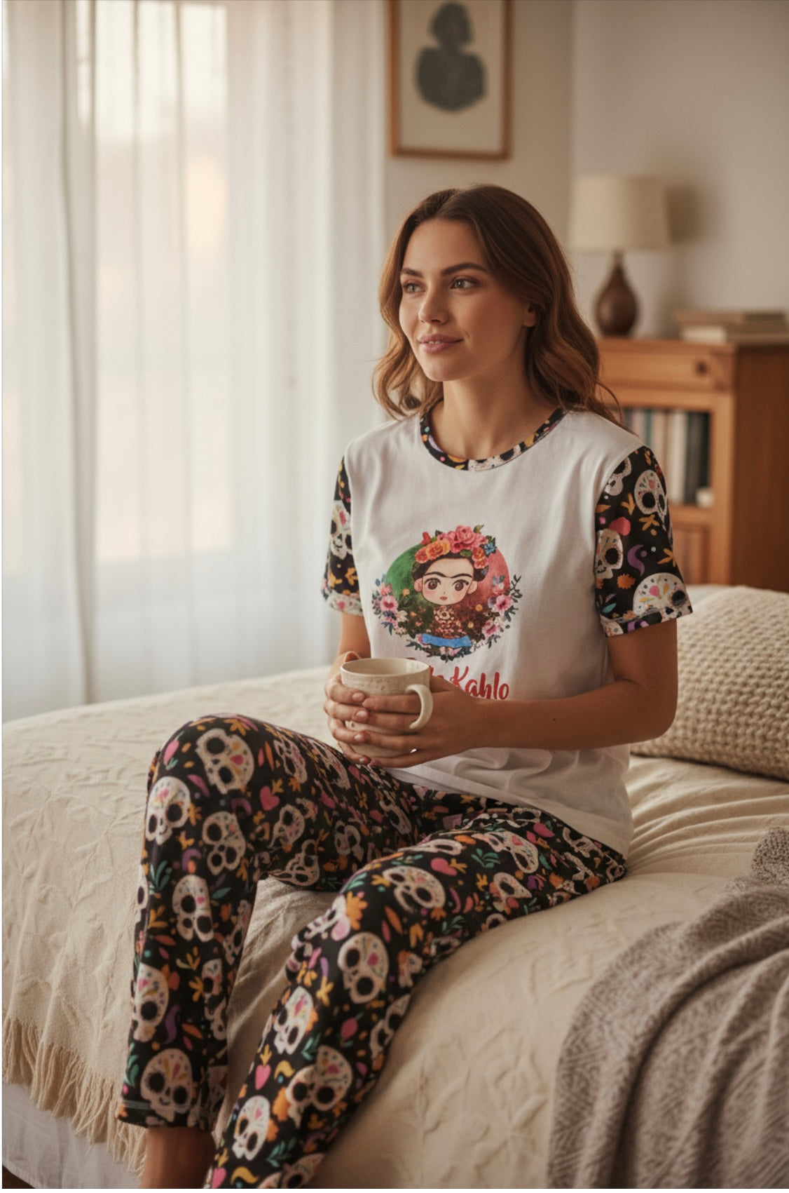 Frida and skulls Pijama