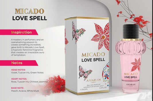 Amaran Perfumes Micado Love Spell EDP Spray for Women 100 ML/3.4 OZ UAE