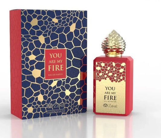YOU ARE MY FIRE ROUGE UNISEX - EDP 100ML (3.4oz) BY ZAKAT