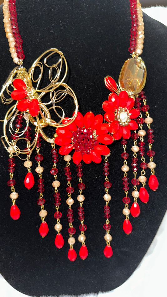 Red/Gold Necklace