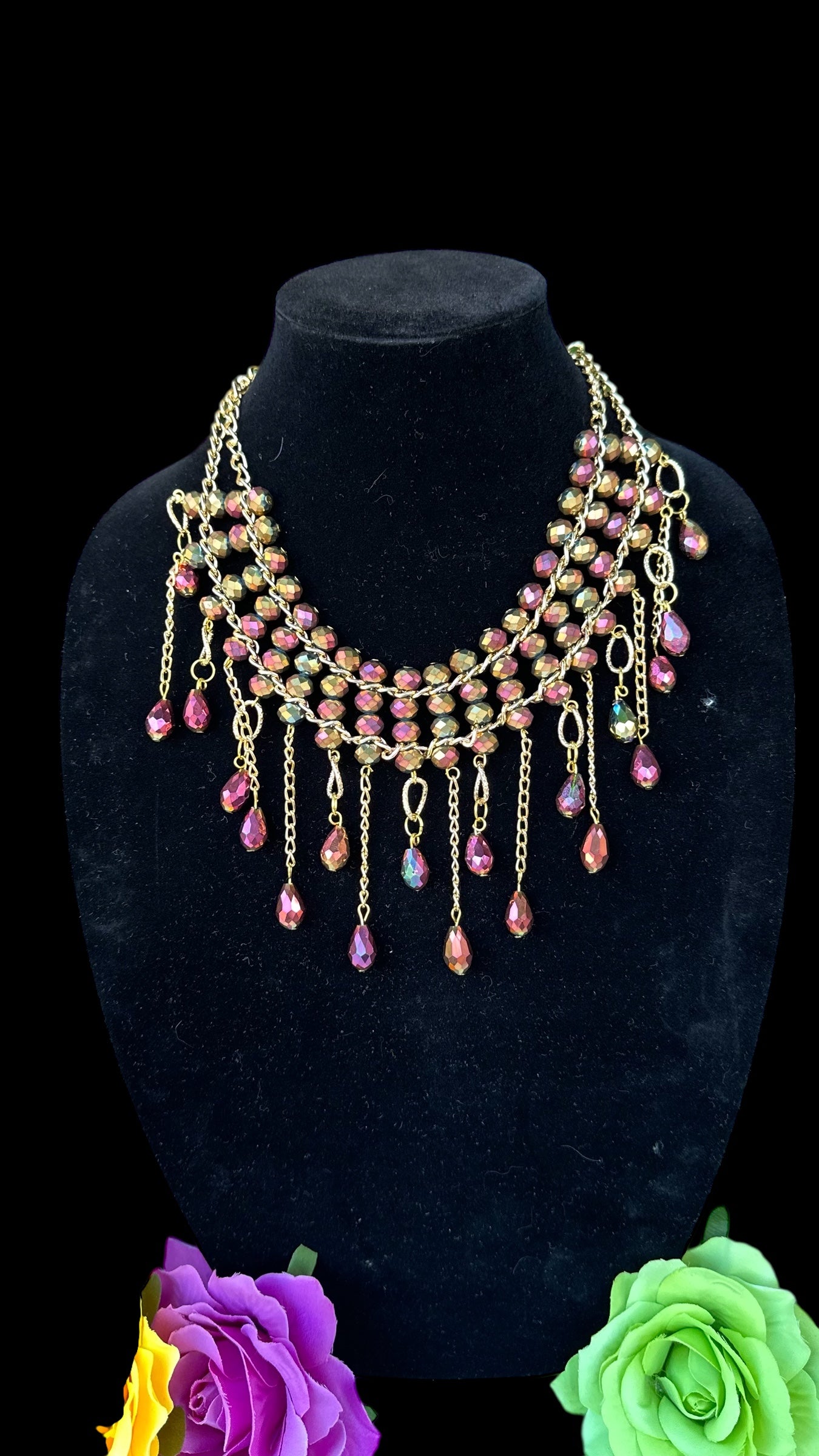Tornasol Morado Necklace