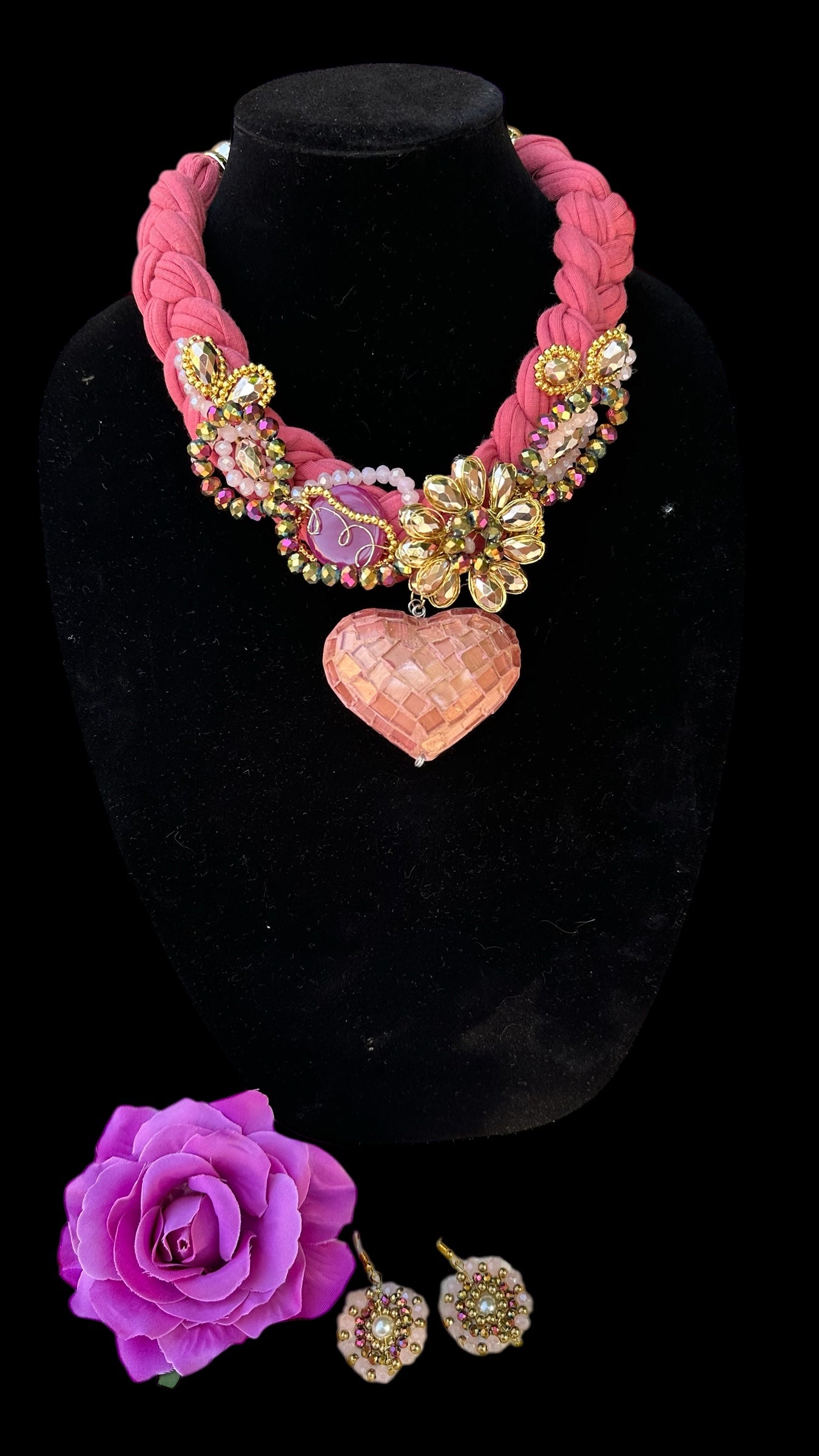 Corazon Vitral Necklace